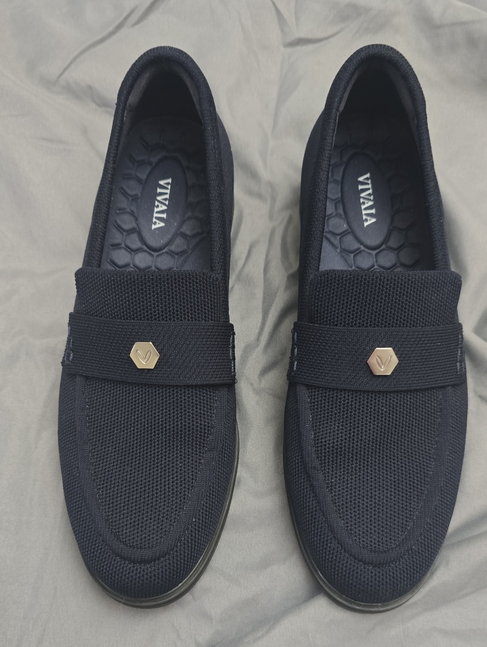 Women’s Black Knit Loafers